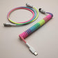 Light Rainbow Coiled Cable Poppins