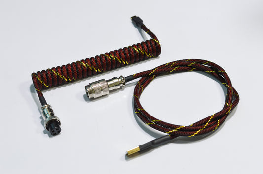 Red Samurai Coiled Cable