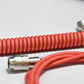 Chilly Coiled Cable with GX16 Aviator Detachable Connector